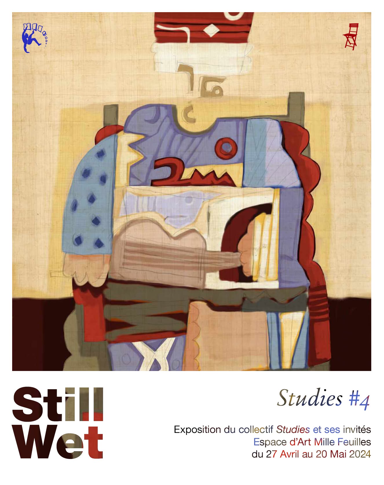 Studies #4 — "Still Wet" — Affiche